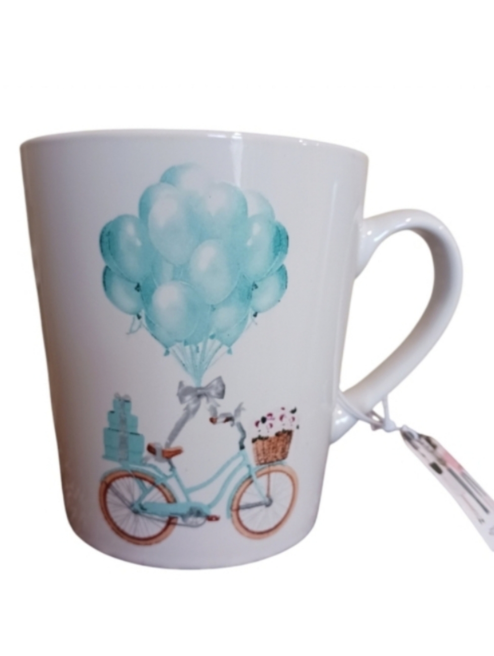 (2) Amanda Greenwood Luxury Homage Mugs Fashionista Bicycle Balloons - Picture 2 of 11